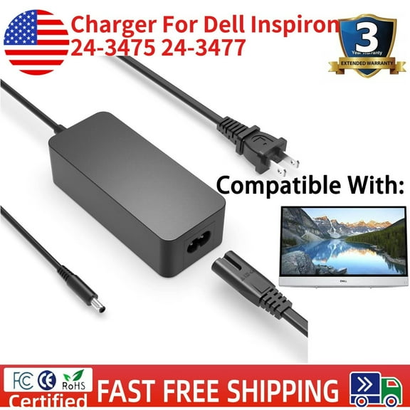 AC Adapter Charger For Dell Inspiron 24-3475 24-3477 AIO Computer Power Supply