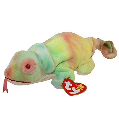Rainbow lizard beanie baby Clearance