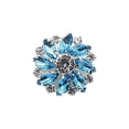 thumbnail image 4 of Czzoypi Rhinestone Glass Buttons, DIY Hand Decorated Floral Snap Buttons for Shirts, Detachable Crystal Button Covers for Blouses Dress Suits Tuxedos Fashion Accessories, 4 of 5