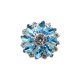 thumbnail image 3 of Flor Agua Diamante Botón de Vidrio Diy Decoración Hecha a Mano Diamante Botón Camisa, 3 of 5