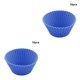 thumbnail image 1 of Wosthever 10 Uds. De tazas de silicona para magdalenas, revestimientos para magdalenas, taza redonda reutilizable para pasteles, molde para Type5 NO5, 1 of 6