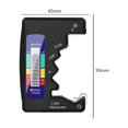 thumbnail image 5 of Probador Batería Digital Pantalla LCD Accesorios Control Claros Y Precisos (negro) 2 Uds., 5 of 5