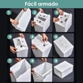 thumbnail image 3 of Organizador de Zapatos Aquila Plástico Blanco 12 Pares, 3 of 9