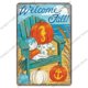 thumbnail image 1 of Cartel de bienvenida placa de Metal Vintage calabaza girasol pájaro carteles de Metal decoración de pared Puerta de jardín cafetería fiesta, 1 of 4