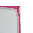 thumbnail image 3 of Ambesonne Colorful Fitted Sheet, Flags Pink Frame, Twin Size, Multicolor, 3 of 3