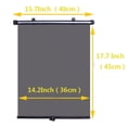 thumbnail image 3 of Window Shade for Car Side Window Baby 2Pcs 17.7X15.7 Inch Car Auto Retractable Roller Sun Shade for Car Window Car Window Shades for Side Windows Window Shades for Car Side Windows, 3 of 6