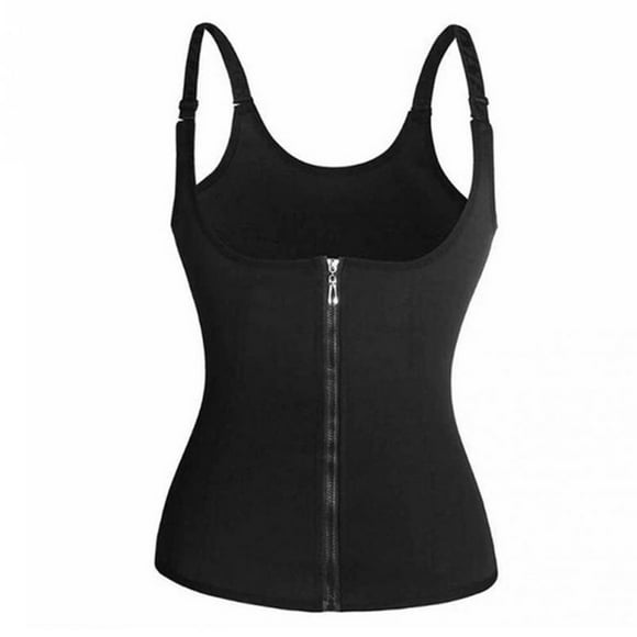 OUTAD Women's Suspender Waist Trainer Body Shaping Zipper Vest Cinching & Styling Sport Girdle With Adjustable Straps
