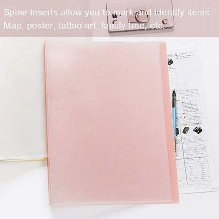 Binder with Plastic Sleeves - Presentation BookFolder with Clear Sheet Protectors, Displays, Certificates, Important Paper - 60 Pages
