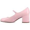 thumbnail image 3 of Journee Womens Okenna Low Heel Square Toe Pumps, Widths Available, 3 of 10