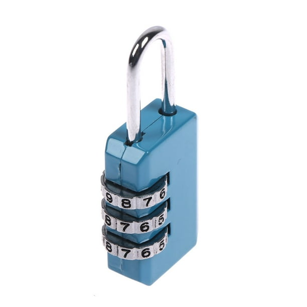 Cadenas à combinaison de Code à 3 chiffres pour bagages cadenas à  combinaison de numéro pour sac à fermeture éclair valise tiroir serrures  durables 