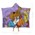 thumbnail image 2 of Scooby Doo Hooded Blanket Soft Warm Cloak Wearable Blanket Hoodie For Kids Adult Cozy Flannel Fleece Bedding Throw Hooded Blanket, 2 of 7