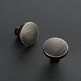 thumbnail image 2 of Ravinte 25 Pack Drawer Pulls 1-1/4 Inch Kitchen Cabinet Knobs Solid Round Dresser Drawer Knobs Matte Black Dresser Knobs Drawer Knobs Simple Cabinet Hardware for Cupboard Drawer Pulls, 2 of 10