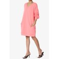 thumbnail image 3 of TheMogan Chandails en Molleton Tunique en Polaire à Manches Longues et Col en V pour Femmes S-3X, 3 of 7