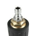 thumbnail image 6 of Unique Bargains Black 1/4 Inch Quick Connect 3mm Rotating Spray Turbo Nozzle 4000PSI for Pressure Washer, 6 of 6