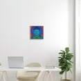 thumbnail image 3 of Stupell Industries Vivid Buddha Portrait Abstract Painting Gray Framed Art Print Wall Art, 12 x 12, 3 of 9