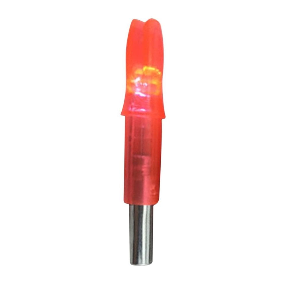 12PCS//SET LED Luminous Arrow Nock Outdoor Hunting Archery Arrow Tail Light J5