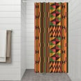 thumbnail image 3 of Rustic Bohemian Pattern Shower Curtain 36x72 Inches Quick-Drying Polyester Bathroom Decor with Plastic Hooks Tribal, 3 of 4