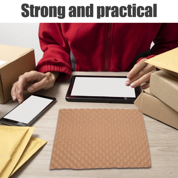 GETAJGHSD Brown Kraft Honeycomb Bubble Cushioning Wrap for Protective Shipping Packaging