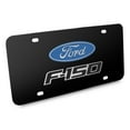 thumbnail image 2 of Ford F-150 2008 to 2014 3D Dual Logo Black Stainless Steel License Plate, 2 of 6