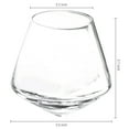 thumbnail image 2 of Old Fashioned Whiskey Tumblers, MyGift Set of 4 Tilted Crystal Scotch & Bourbon Glasses in Gift Box, 2 of 7