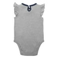 thumbnail image 5 of Girls Newborn & Infant Navy/Heather Gray Tampa Bay Rays Little Fan Two-Pack Bodysuit Set, 5 of 5