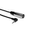 thumbnail image 2 of Hosa XVM-105M - Microphone cable - stereo mini jack male right-angled to XLR3 male straight - 5 ft - shielded, 2 of 2