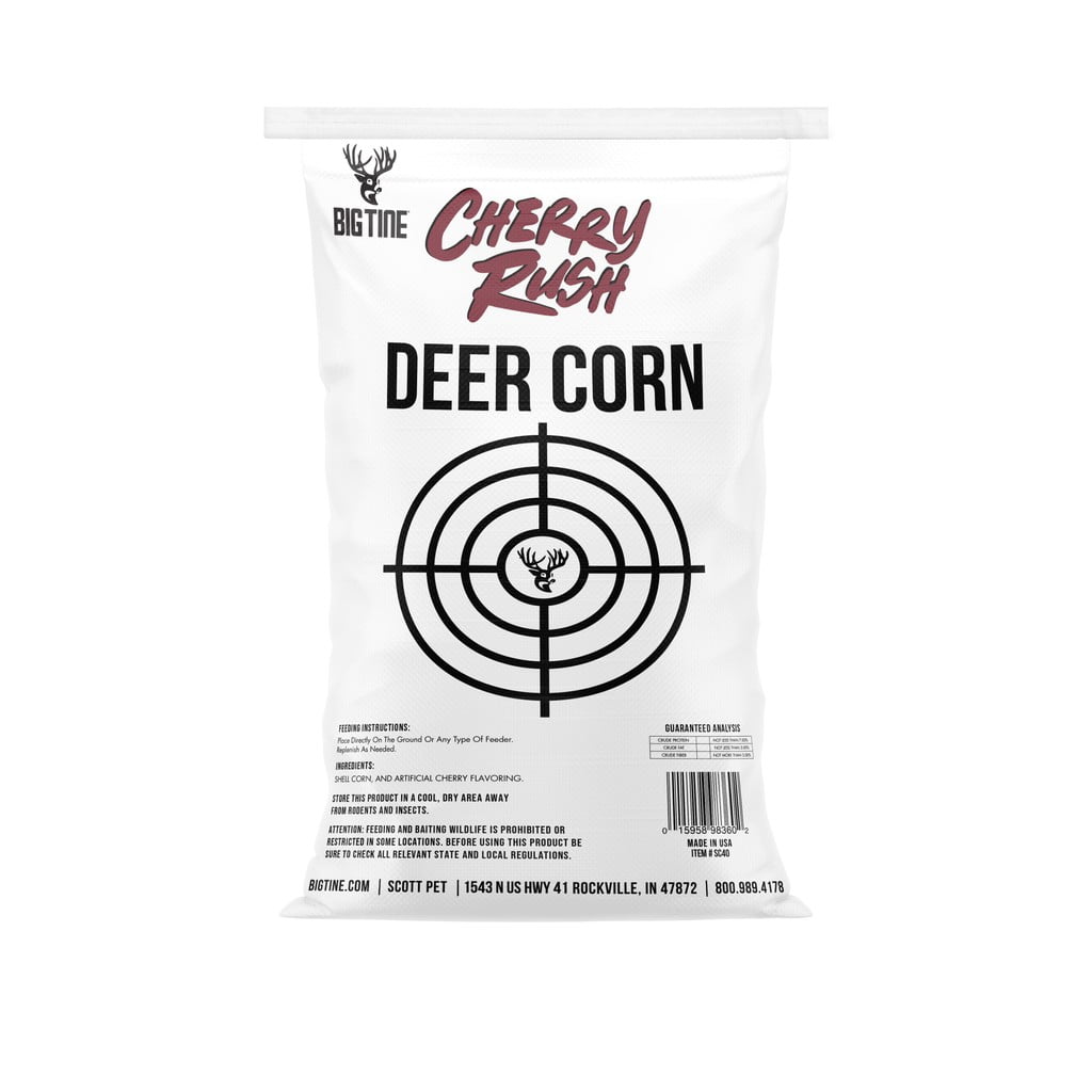Big Tine Cherry Rush Deer Corn 40 lb Bag - Walmart.com