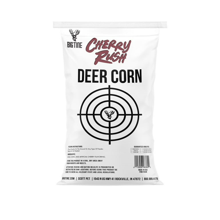 Big Tine Cherry Rush Deer Corn 40 lb Bag - Walmart.com
