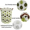 thumbnail image 2 of AUCHEN Large Collapsible Laundry Hamper with Handles,Storage Baskets,Waterproof Dirty Clothes Laundry Basket,Foldable Bin Storage Basket Organizer for Kids Baby Toy Collection(Round - Oval Leaves), 2 of 8