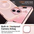 thumbnail image 4 of BENTOBEN iPhone 15 Plus Case Compatible with Mag-Safe, 6.7" Tpu Magnetic Car Mount Support, Anti-Fingerprint Shockproof Protective Cover for iPhone 15 Plus 6.7 inch, Pink, 4 of 7