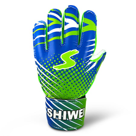 Teenager's Goalkeeper Gloves Latex Goalie Gloves Finger Protection Breathable Soccer (Best Goalkeeper Gloves With Finger Protection)