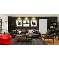 thumbnail image 4 of Sillón Puff Round Color Rojo Lunics Lunics Puff Round Med RJ, 4 of 5