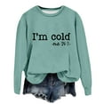 thumbnail image 5 of DHFJKG Womens Casual Sweatshirts Crewneck Letter Printed Lightweight Soft Long Sleeve Comfort Pullover For Everyday Wear Women Trendy Graphic Sweatshirt, 5 of 5