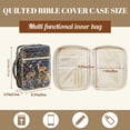 thumbnail image 5 of FOR U DESIGNS Deer Mushroom Pattern Bible Cover Portable Bible Carrying Case Lightweight Church Bag Bible Protective Bible Carrier Tote Bag Christian Gifts Accessories, 5 of 7