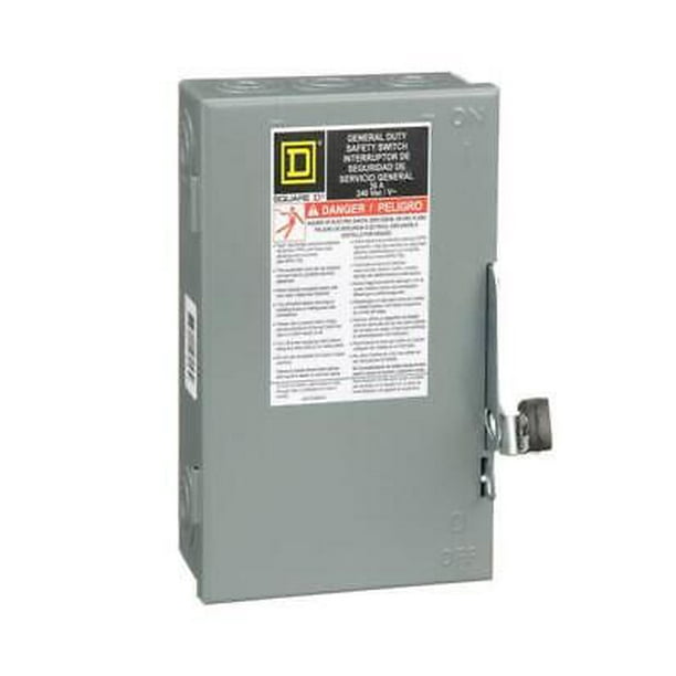 Square D 30 amps Plug In 2Pole Fuse Safety Switch