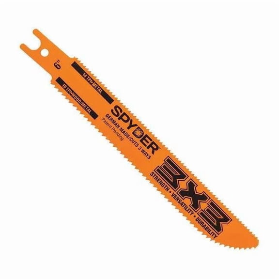 Spyder 6" L x General Purpose Cutting Reciprocating Saw Blade 200172