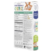 OmegaVia Kids Omega-3 Chewies, Age 3+, Natural Fruit, 30 Chewies