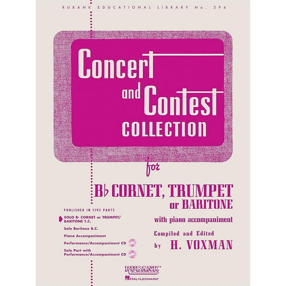 Rubank Concert  Contest Collection: Bb Cornet, Trumpet or Baritone T.C. - Solo Part