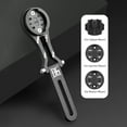thumbnail image 2 of Adjustable Angle Aluminum Alloy Bike Computer Mount for Road Bike Integrated Handlebar, Red - Includes Rubber Band, Sponge Gasket, Screws, Washers, Hexagon Screwdrivers, Adapters & Light Stand -, 2 of 6