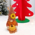 thumbnail image 4 of Sunjoy Tech Faceless Doll Pendant Flower Embellished Super Soft Non-Fading Lanyard Design Easy to Hang Decorative Cloth Thanksgiving Gnome Pumpkin Sunflower Faceless Doll for Home, 4 of 8
