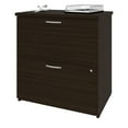 thumbnail image 2 of Bestar Universel 29" Lateral File Cabinet in Dark Chocolate, 2 of 8