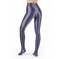 thumbnail image 4 of Jowowha Woman Shiny Oil Glossy Footed Pantyhose Tights Leggings Shimmery Hold Up Stockings for Sports Grey M, 4 of 5