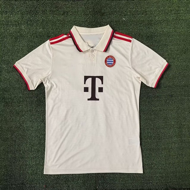 Camiseta De Manga Corta De Visitante Del Bayern Múnich Para La Segunda Temporada 24-25XL