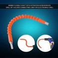thumbnail image 4 of Extensión de destornillador hexagonal de eje flexible universal de 300 mm para taladro, destornillador electrónico (naranja), 4 of 5