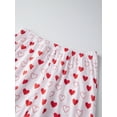 thumbnail image 4 of Valentines Day Matching Family Pajamas Set Love Heart Pattern Family Matching Outfits, 4 of 10