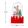 thumbnail image 3 of Fiudx Ofertas Relámpago Decoraciones Navideñas Adornos De Madera Luminosos Led Adornos De Ventana Con forma De Anciano Regalos De Navidad, 3 of 4