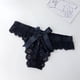 thumbnail image 2 of Gibobby Braguitas Slim Fit Bragas para mujer Bragas de encaje con Tangas de malla transparente Bragas sin costuras de cintura(Negro， M), 2 of 3