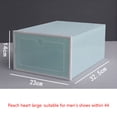 thumbnail image 3 of Moyic Caja de zapatos de almacenamiento apilable, caja de zapatos de plástico transparente, diseño abatible, artefacto de almacenamiento de Type3 NO3, 3 of 6