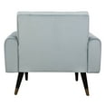 thumbnail image 7 of SAFAVIEH Amaris Mid-Century Modern Tufted Accent Chair, Slate Blue, 7 of 7