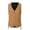 Khaki, variant on Vest For Men Qiggri Men Solid Fashion Retro Have Pockets Breasted Vest Tops Blouse Suit Vest For Men